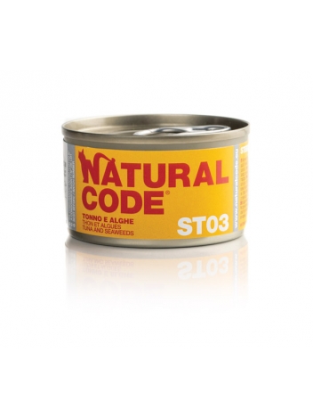 Natural Code Cat ST03 Tuna and seaweeds 85g