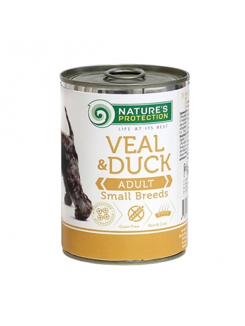 Nature's Protection Adult Small Veal & Duck 400g