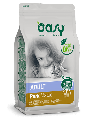 Oasy Adult Cat Pork 1,5kg