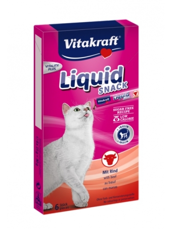 Vitakraft Cat Liquid Snack - wołowina