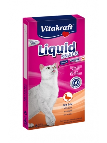 Vitakraft Cat Liquid Snack - kaczka