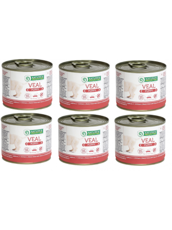 Nature's Protection Puppy Veal 6x200g