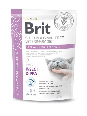 Brit Veterinary Diets Cat GF Ultra-Hypoallergenic 400g