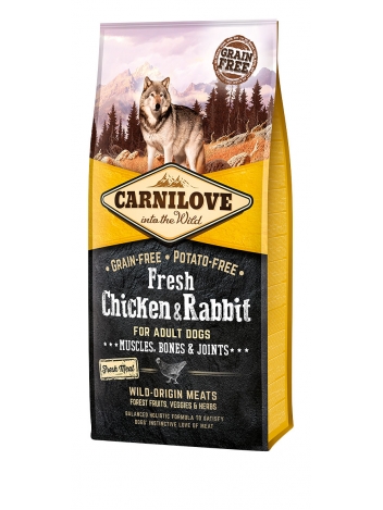 Carnilove Fresh Chicken & Rabbit for Adult 12kg