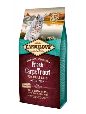 Carnilove Fresh Carp & Trout Sterilised for Adult 6kg