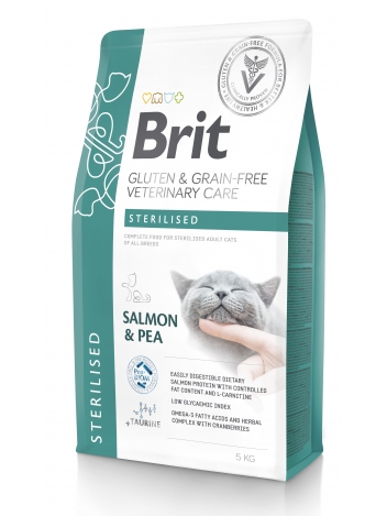 Brit Veterinary Diets Cat GF Sterilised 5kg