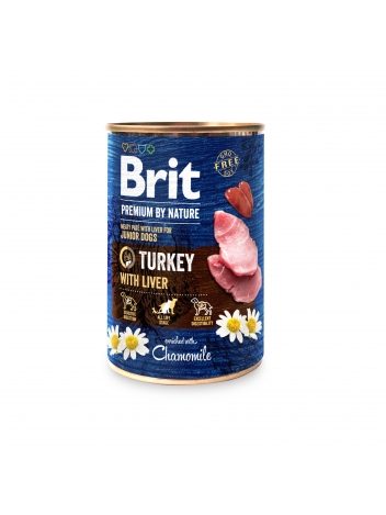 Brit Premium by Nature Junior Turkey & Liver 800g