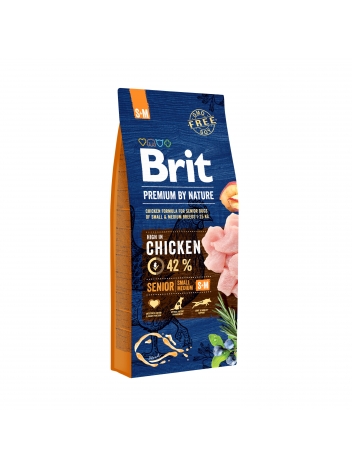 Brit Premium By Nature Senior S+M 15kg