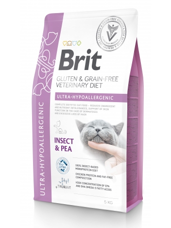 Brit Veterinary Diets Cat GF Ultra-Hypoallergenic 5kg