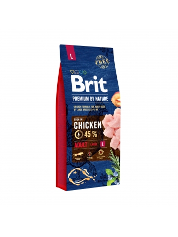 Brit Premium By Nature Adult L 15kg