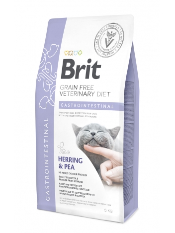 Brit Veterinary Diets Cat GF Gastrointestinal Herring & Pea 5kg