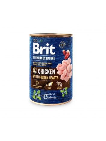 Brit Premium by Nature Adult Chicken & Hearts 400g