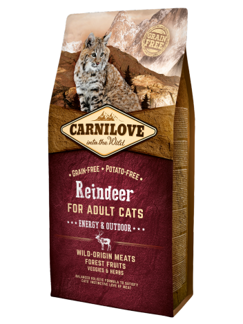 Carnilove Cat Reindeer Energy & Outdoor - 6kg
