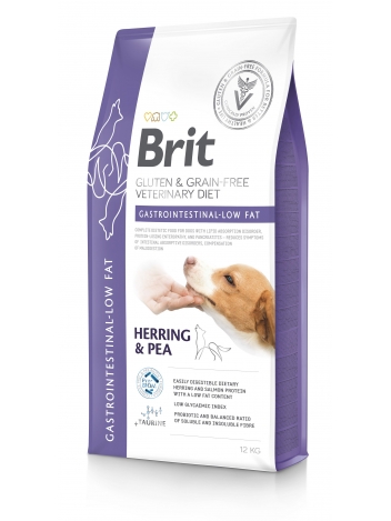 Brit Veterinary Diets Dog GF Gastrointestinal - Low Fat 12kg