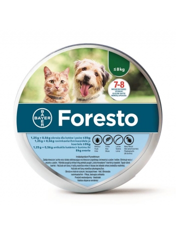 Obroża Foresto - dla małych psów i kotów - 38cm