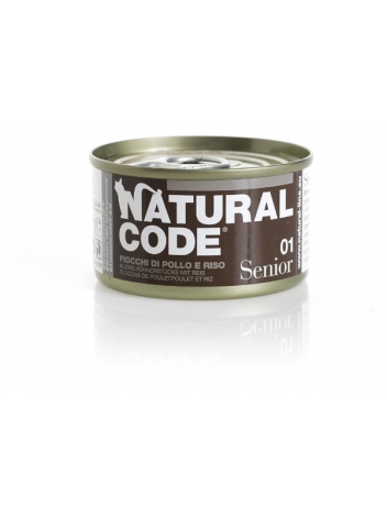 Natural Code Cat Senior 01 Chicken flakes 85g