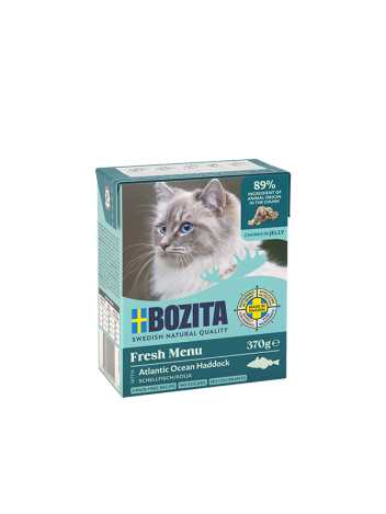 Bozita kawałki mięsa w galaretce z dorszem 370g