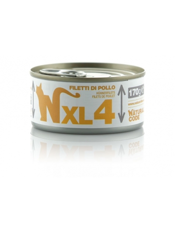 Natural Code Cat XL4 chicken fillets 170g