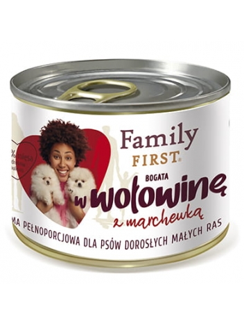 Family First Małe Rasy Bogata w wołowinę 200g