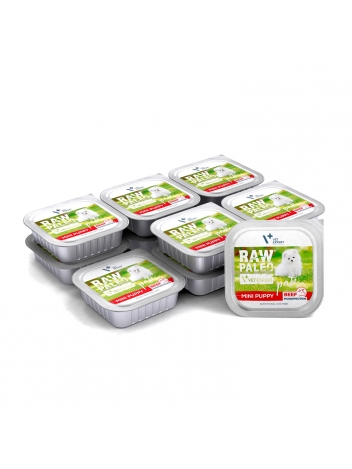 Raw Paleo Pate Mini Puppy Beef 12x150g