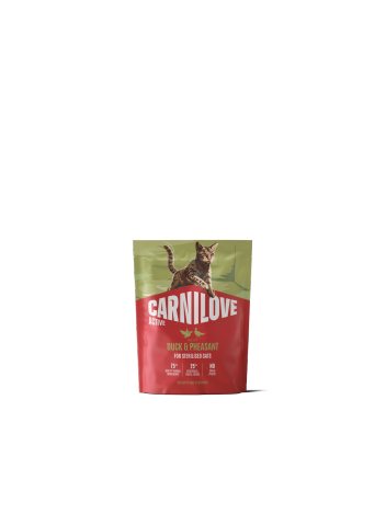 Carnilove Cat 400g Active Adult Sterylised Duck, Pheasant