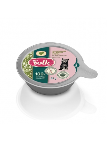 Folk Kitten Delikatne danie dla malucha z indyka 85g