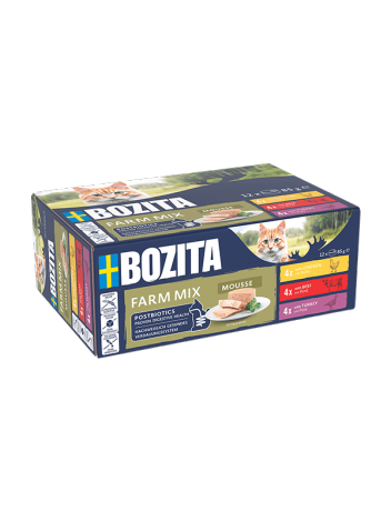 Bozita Mus Farm Mix 12x85g
