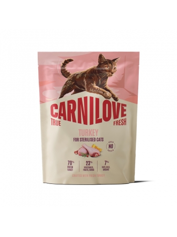 Carnilove Cat 400g True Fresh Adult Sterylised Turkey