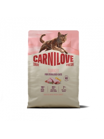 Carnilove Cat 2kg True Fresh Adult Sterylised Turkey