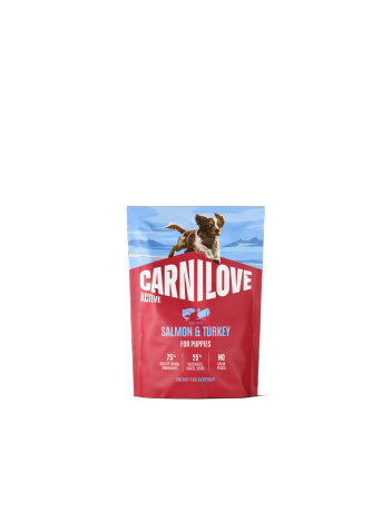 Carnilove Dog 1,5 kg Active Puppy Salmon, Turkey