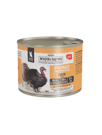 Wiejska Zagroda Mono Indyk dla kociąt 200g