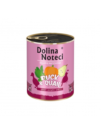 Dolina Noteci Superfood Kaczka i przepiórka 800g