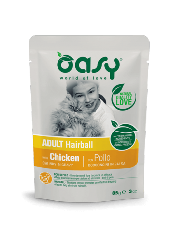 Oasy Cat Adult Hairball 85g