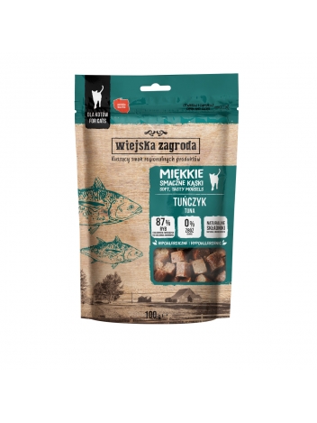 Wiejska Zagroda Miękkie kąski tuńczyk 100g