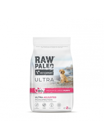 Raw Paleo Ultra Medium & Large Puppy Pork 10kg