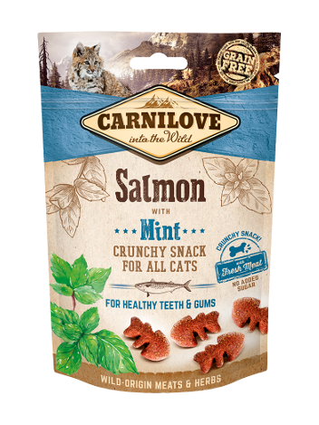 Carnilove Crunchy Salmon with mint 50g