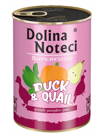 Dolina Noteci Superfood Kaczka i przepiórka 400g