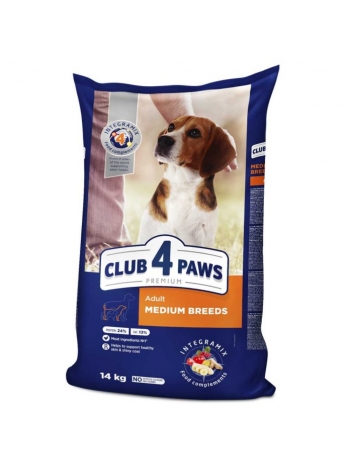 Club 4 Paws Adult Medium Breeds 14kg