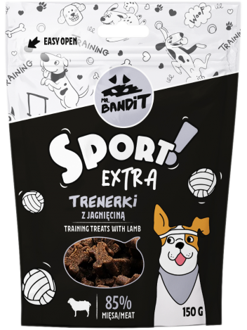 Mr. Bandit Sport Extra Trenerki z jagnięciną 150g