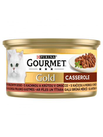 Gourmet Gold 85g z kaczką i indykiem w sosie