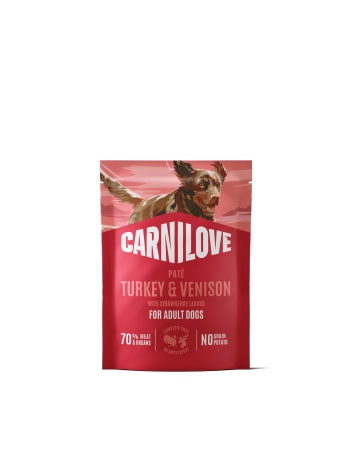 Carnilove Dog saszetka 300 g Indyk, dziczyzna