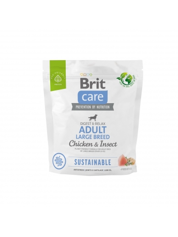 Brit Care Dog Sustainable Adult Large Chicken & Insect 1kg