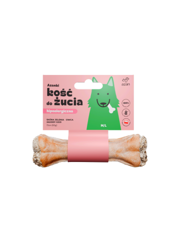 Azanki Kość do żucia Adult hipoalergiczna 17cm