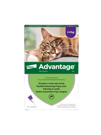 Krople Advantage 4x0,8ml