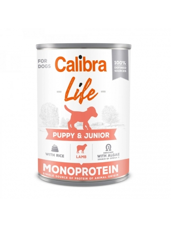 Calibra Dog Life Puppy & Junior Lamb with rice 400g