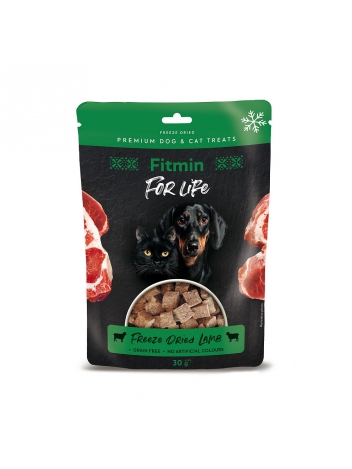 Fitmin For Life Dog & Cat Freeze Dried Lamb 30g