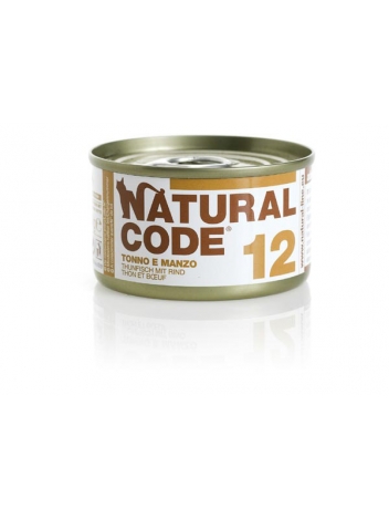 Natural Code Cat 12 Tuna and beef 85g