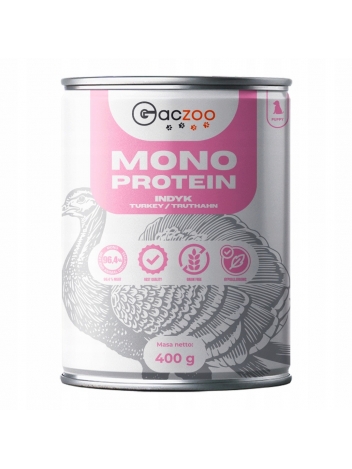 Gaczoo Mono Protein Puppy Indyk 400g