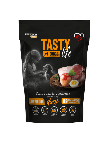Tasty Dogs Life Junior Kaczka 500g