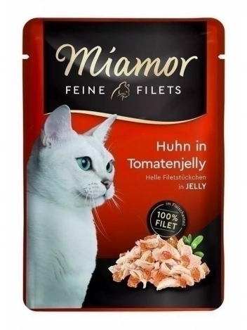 Miamor Filets Kurczak w galaretce pomidorowej 100g